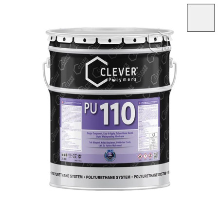 Гідроізоляція Clever PU Base 110 (білий) - 25 кг