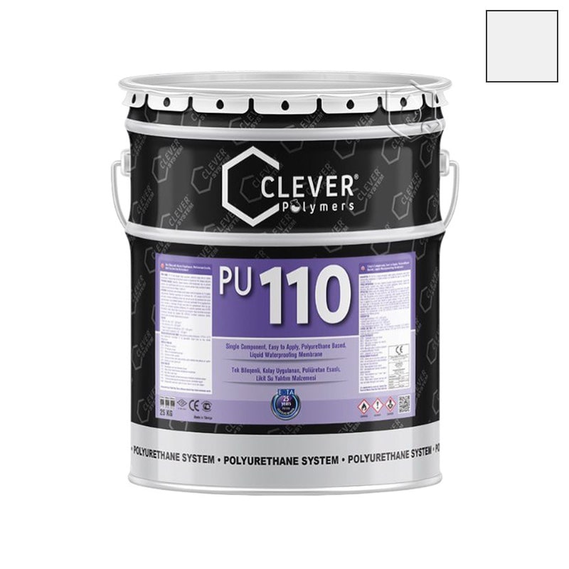 Гідроізоляція Clever PU Base 110 (білий) - 25 кг