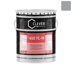 Лак-фарба Clever PU 650 TC-1K  (сірий) - 4 кг